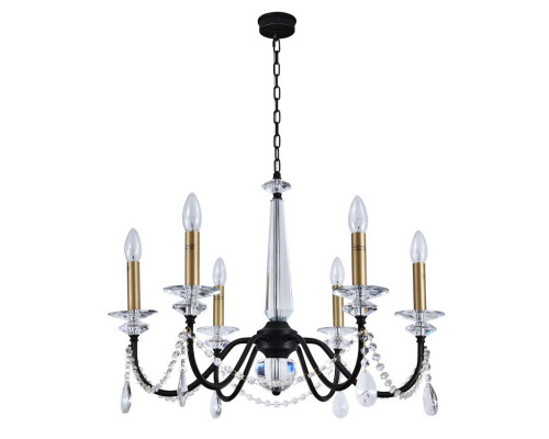 Люстра NEWPORT 3976/C black+brass