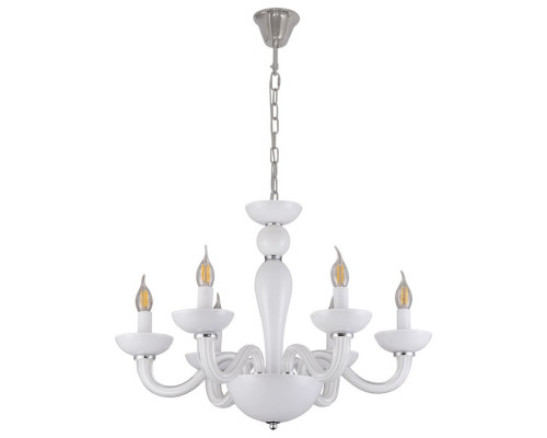 Люстра NEWPORT 8646/С chrome glossy white