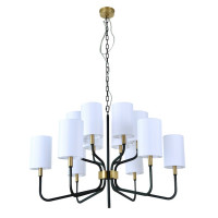 Люстра NEWPORT 35212/C black+brass