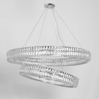 Люстра, вертикальная композиция 8550 из двух светильников NEWPORT, хром №176