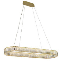 Люстра NEWPORT 8242N/100 C oval euromat.gold
