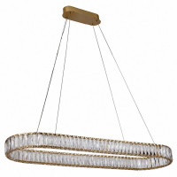 Люстра NEWPORT 8242N/90 oval brass
