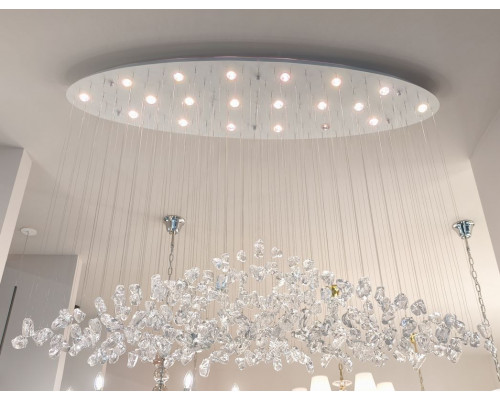 Люстра NEWPORT 8230/140 С oval white clear