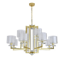 Люстра NEWPORT 4408+4/C euromat.gold