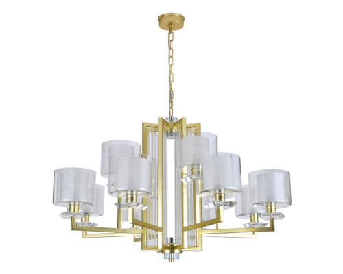 Люстра NEWPORT 4408+4/C euromat.gold