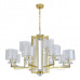 Люстра NEWPORT 4408+4/C euromat.gold