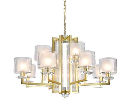 Люстра NEWPORT 4408+4/C euromat.gold