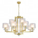 Люстра NEWPORT 4408+4/C euromat.gold