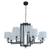 Люстра NEWPORT 4408+4/C black+gold