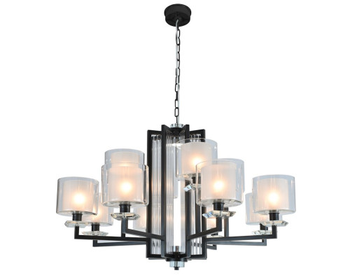 Люстра NEWPORT 4408+4/C black+gold