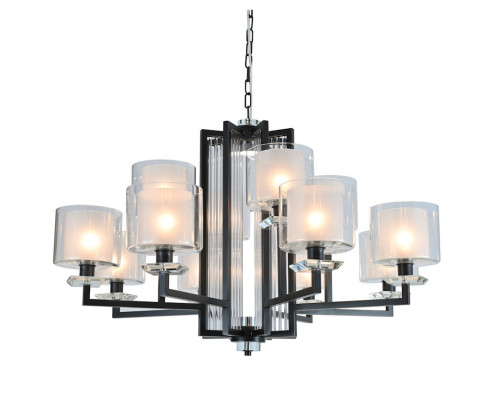 Люстра NEWPORT 4408+4/C black+gold