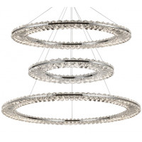 Вертикальная композиция 8240 из трех плоских светильников NEWPORT, Chrome №55