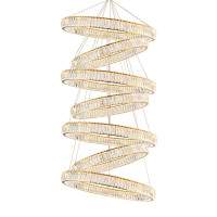 Вертикальная композиция 8240 из семи светильников NEWPORT, Gold №64
