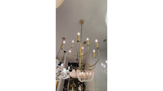 Люстра NEWPORT 34909/C brass